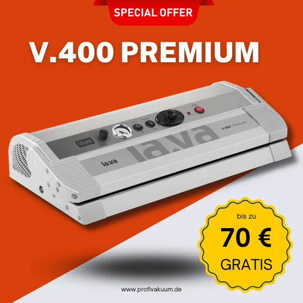 V-400P-70-EUR LaVa V400 Premium Vakuumiergerät mit bis zu 70 € Gratis