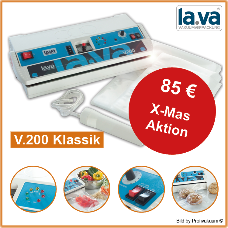 LaVa V.200 Vakuumierer inkl. großem Gratis-Set