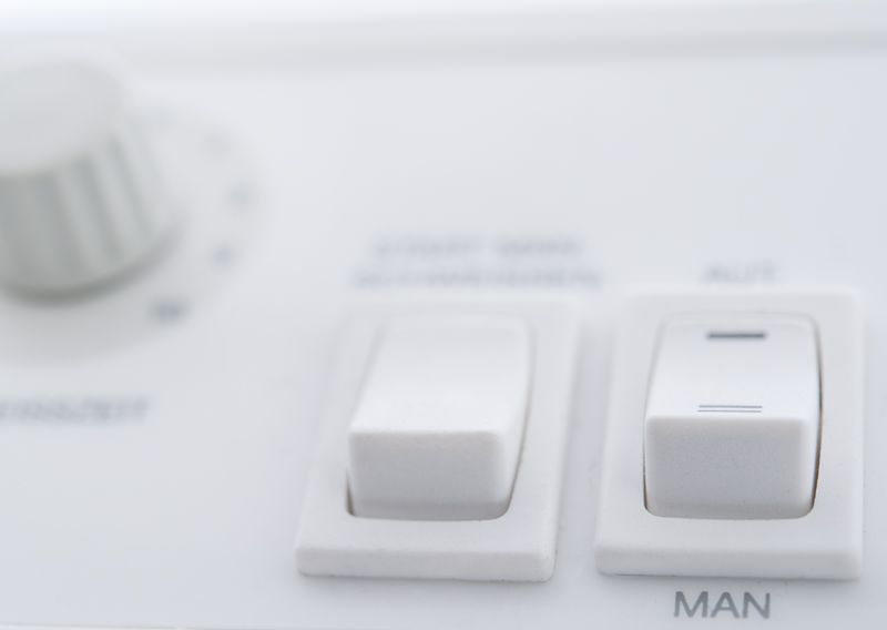 LaVa V.300 WHITE Vakuumiergerät - Detailansicht Schalter