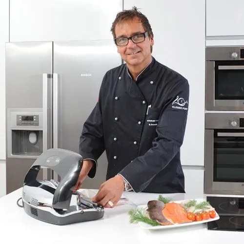 112_2 LaVa V.333 Black Edition Vakuumiergerät - Frischen Lachs vakuumieren
