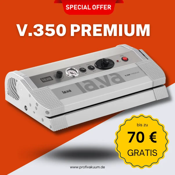 V-350P-70-EUR LaVa V350 Premium Vakuumiergerät mit bis zu 70 € Set