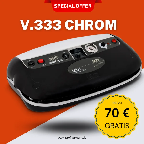 V-333C-70-EUR LaVa V333 Black Edition Vakuumiergerät - Mit bis zu 70 € Aktion