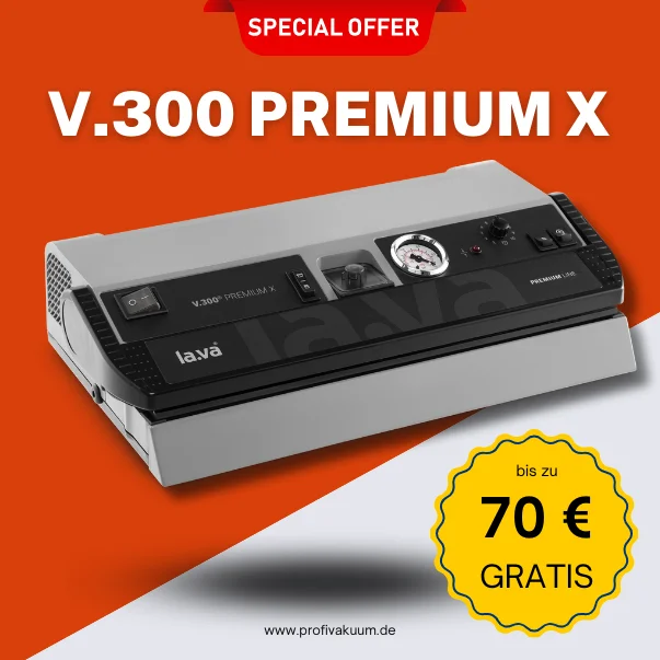 V-300PX-70-EUR LaVa V300 Premium X Vakuumierer mit bis zu 70 € Set