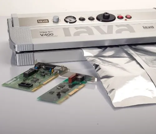LaVa V.350 Premium Vakuumiergerät - Platinen in antistatischen ESD Vakuumbeuteln verpacken