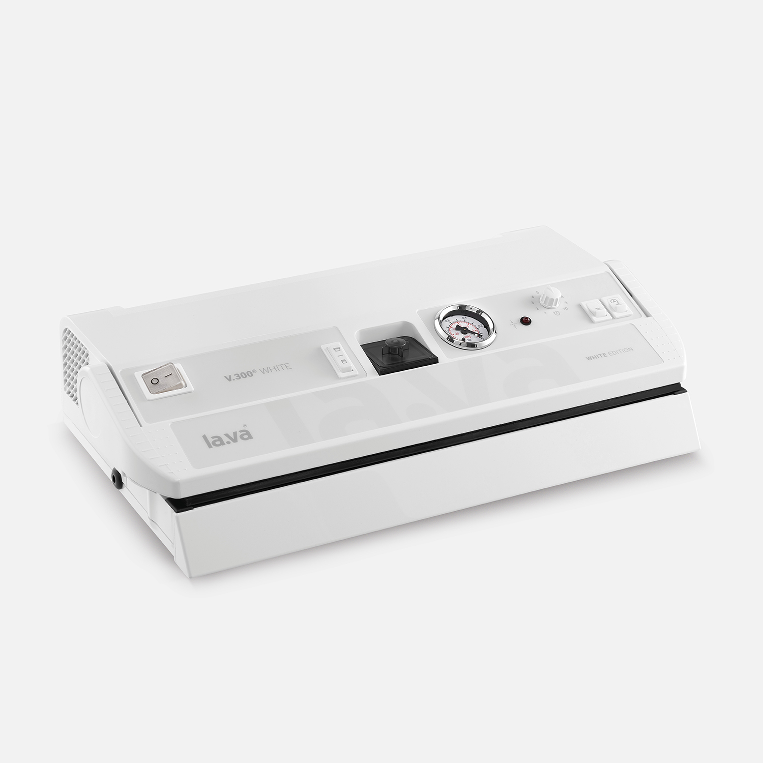 LaVa V.300 White - Vakuumiergerät Seitenansicht