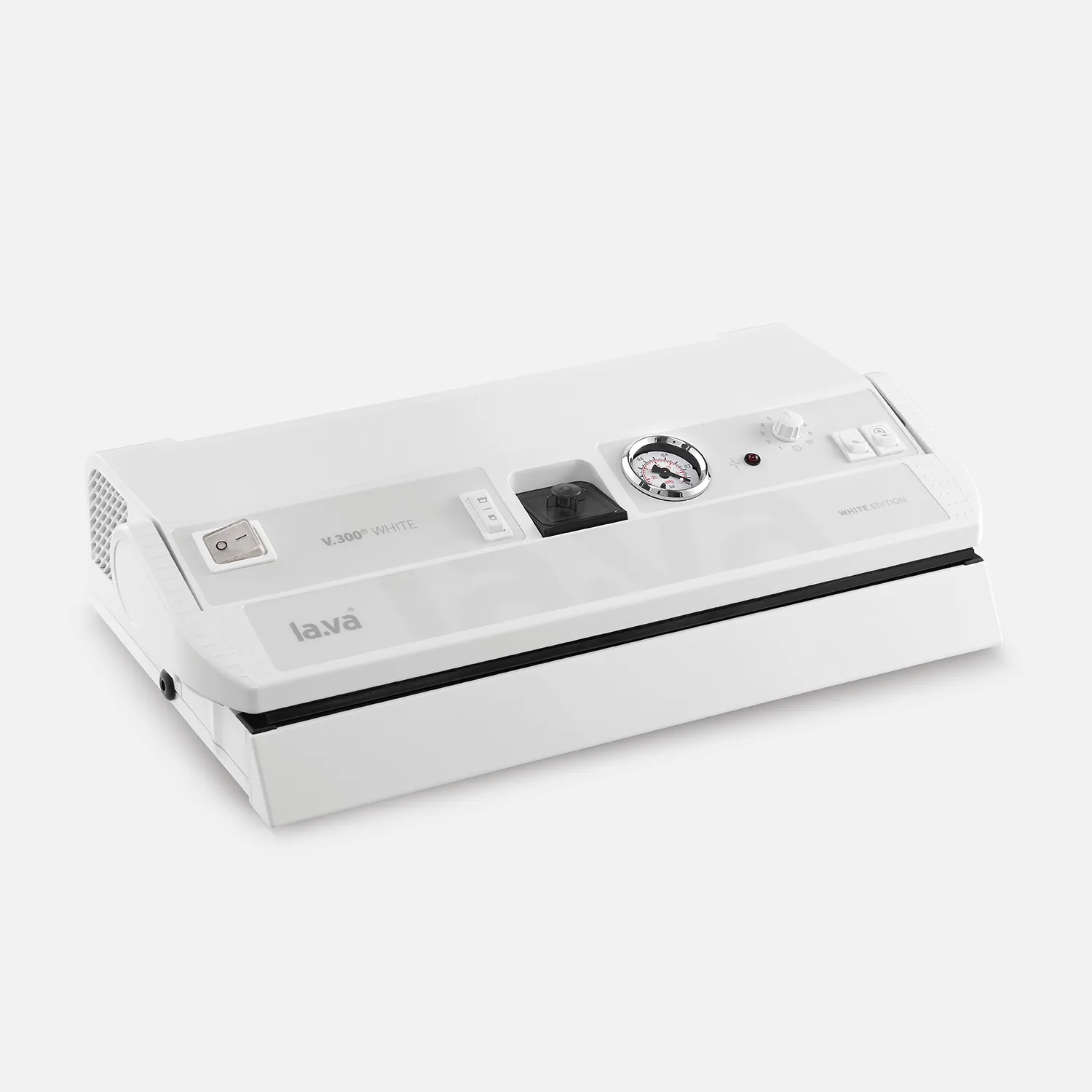 LaVa V.300 White - Vakuumiergerät Seitenansicht