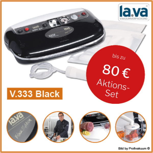 LaVa V333 Black Edition Vakuumiergerät - Mit bis zu 80 € Aktion