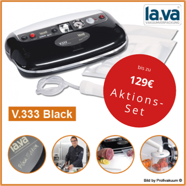 LaVa V333 Black Edition Vakuumiergerät - Mit bis zu 129 € X-MAS Aktion
