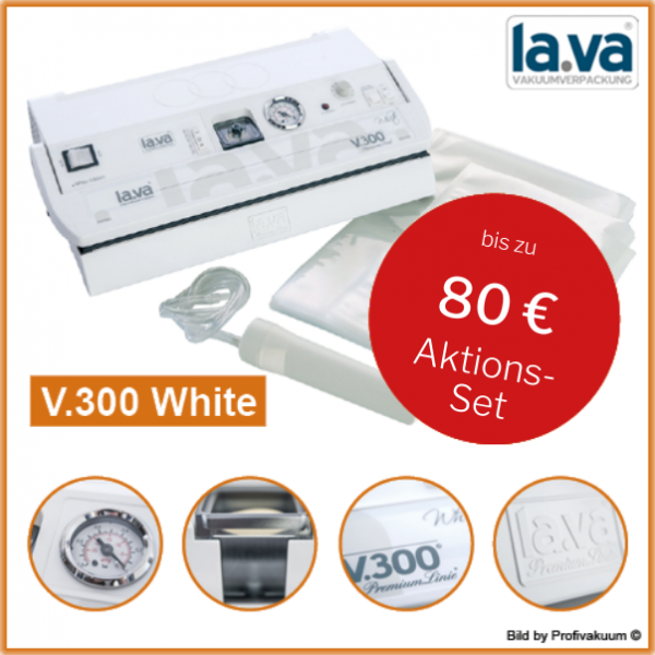 Vakuumiergerät LaVa V300 WHITE - Weiss - Top Design mit bis zu 80 €