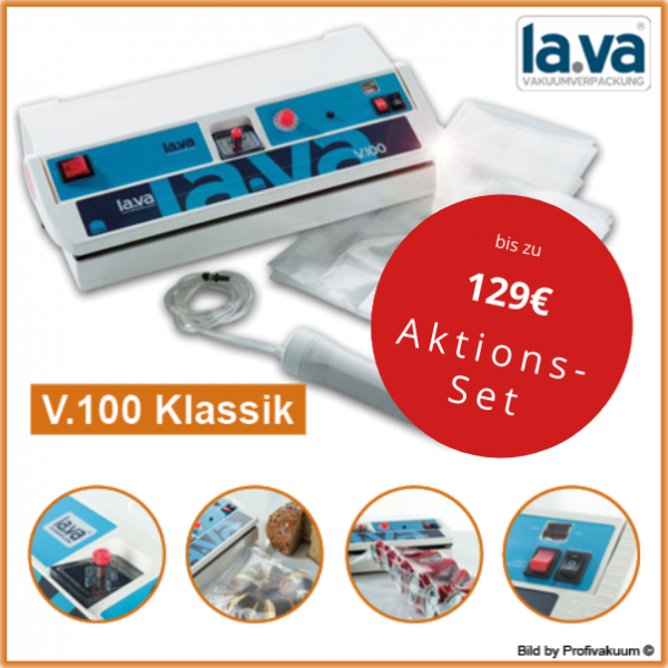 Lava V100 Vakuumierer - Profigerät Für Einsteiger mit bis zu 129 € Zugabe