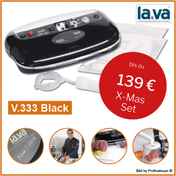 LaVa V333 Black Edition Vakuumiergerät - Mit bis zu 139 € Aktion