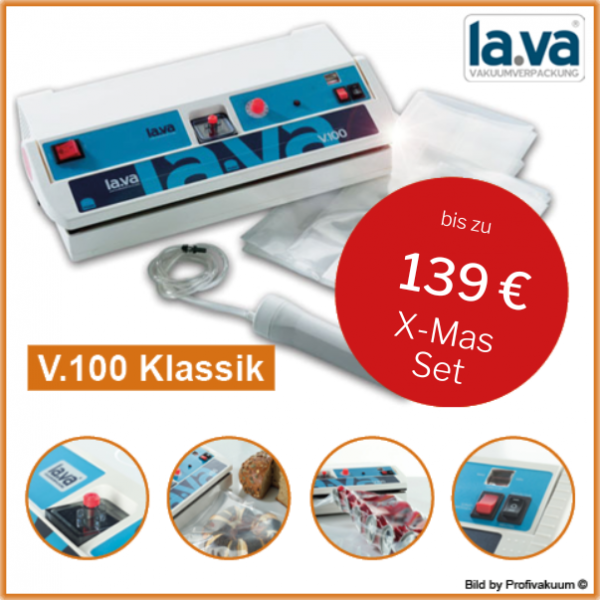 Lava V100 Vakuumierer - Profigerät Für Einsteiger mit bis zu 139 € Zugabe