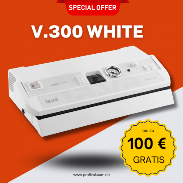 Vakuumiergerät LaVa V300 WHITE - Weiss - Top Design mit bis zu 100 €