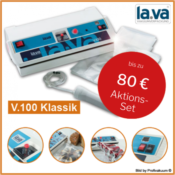 Lava V100 Vakuumierer - Profigerät Für Einsteiger mit bis zu 80 € Zugabe