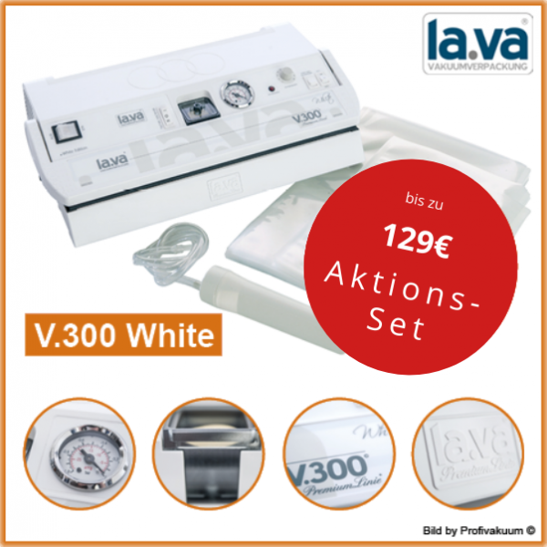 Vakuumiergerät LaVa V300 WHITE - Weiss - Top Design mit bis zu 129 €