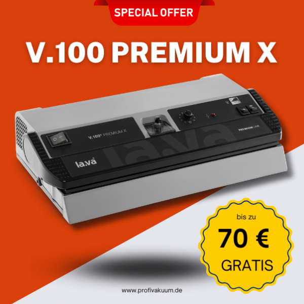 LaVa V.100 Premium X - Vakuumierer mit bis zu 70 € Gratis