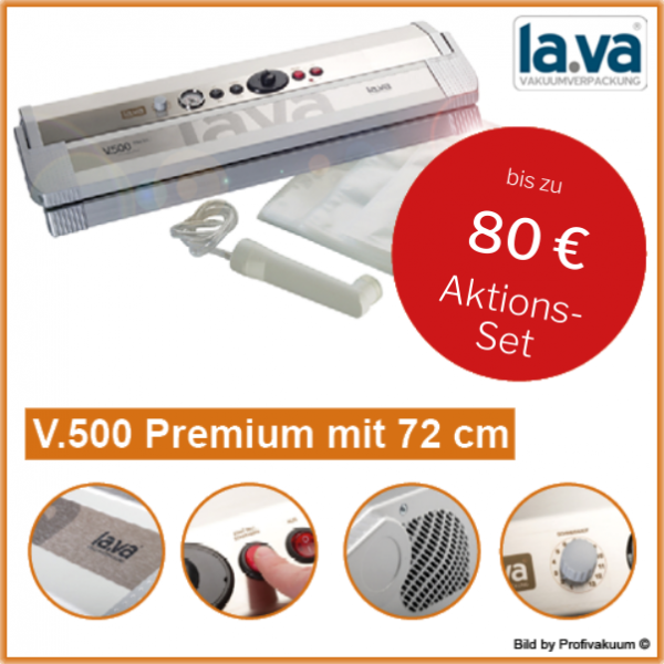 LaVa V500 Premium Vakuumiergerät mit bis zu 80 € Gratis Set